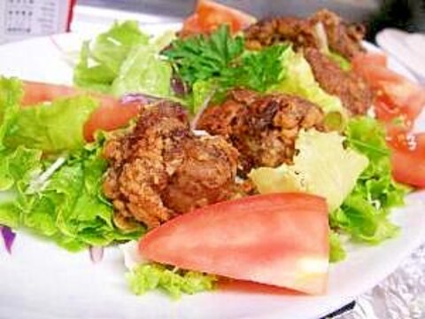 鶏レバーの竜田揚げ